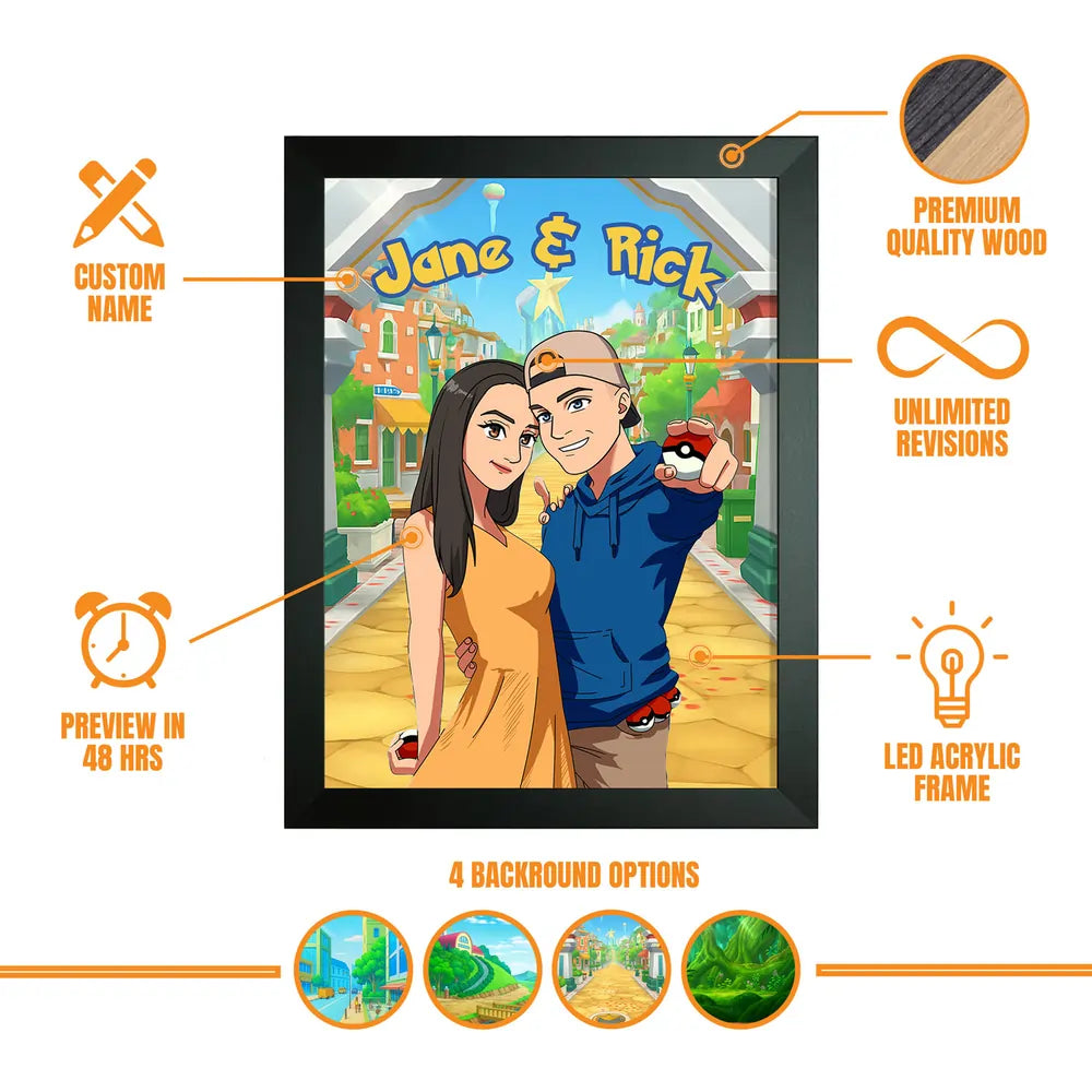 Pokemon - Custom Light Box Art